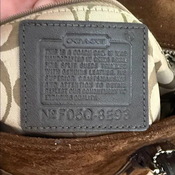 Coach vintage 2005 suede Hampton tote - Picture 12 of 14